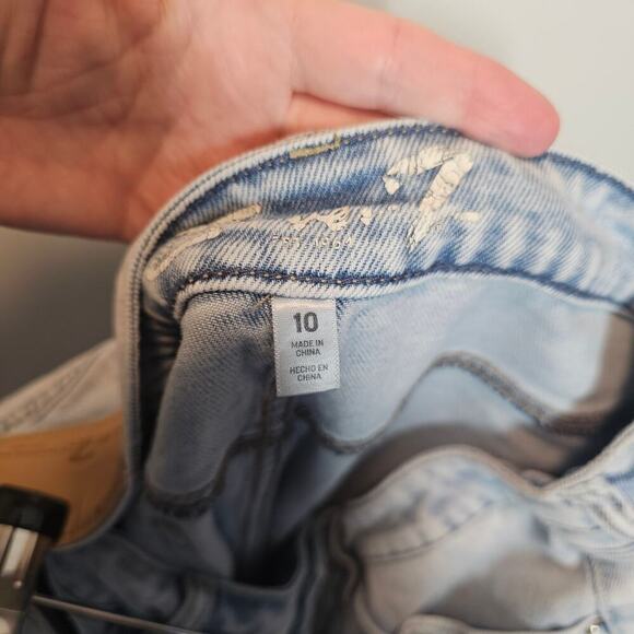 Seven7 Light Wash Blue Straight leg Denim Jeans Size 10 - Picture 10 of 10